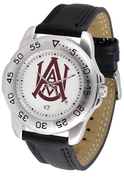 Alabama A&M Bulldogs Sport Leather Men’s Watch