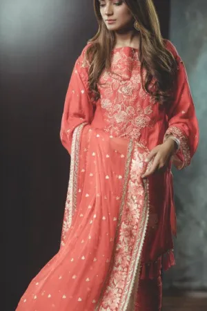 AlKaram Festival Eid Collection 2017 – Vermilion