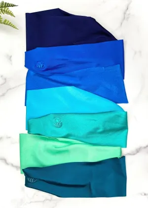 Blue Yoga Headbands