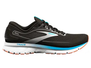 Brooks Trace 2 Mens Running Shoe (Black/Hawaiian Ocean/Orange)