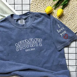 Comfort Color® Embroidered Mummy Shirt