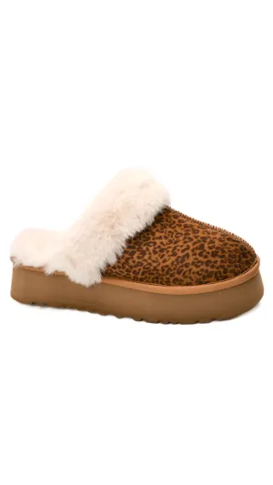 Cuddle Up Slip-On Shoe by Corky’s - Mini Leopard