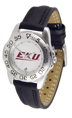 Eastern Kentucky Sport Leather Ladies Watch