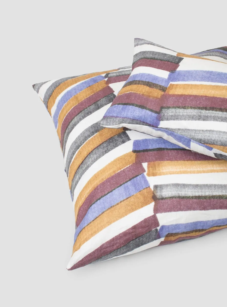 Elektra Stripe Linen Cushion Elektra Stripe