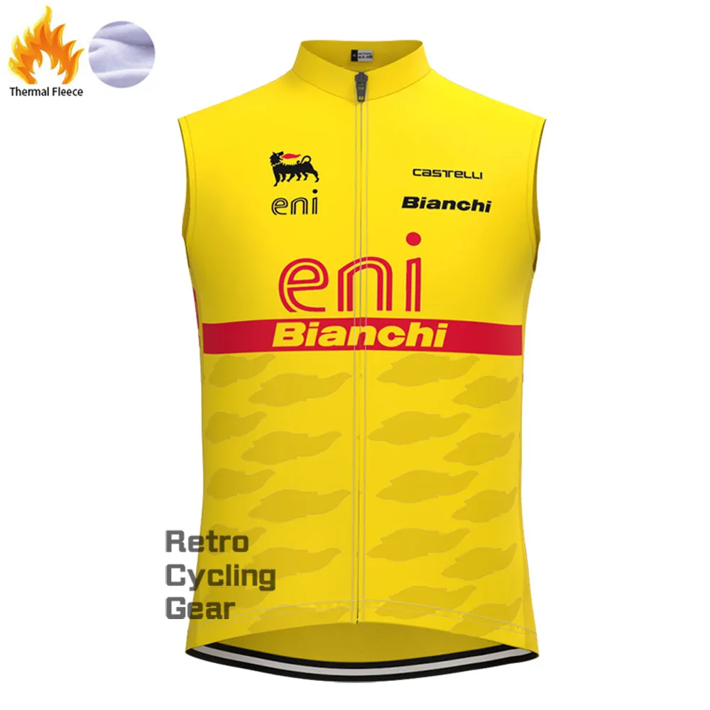 Eni Bianchi Fleece Cycling Vest