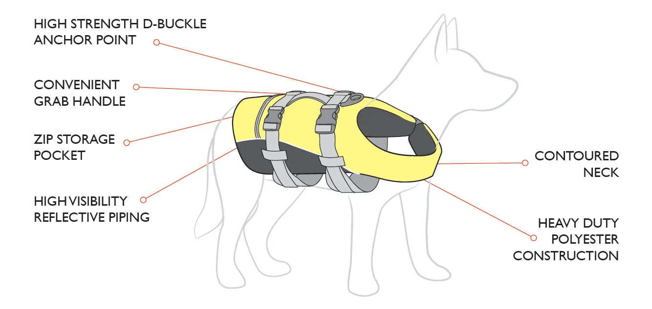 EzyDog Micro Doggy Floatation Vest 3XS