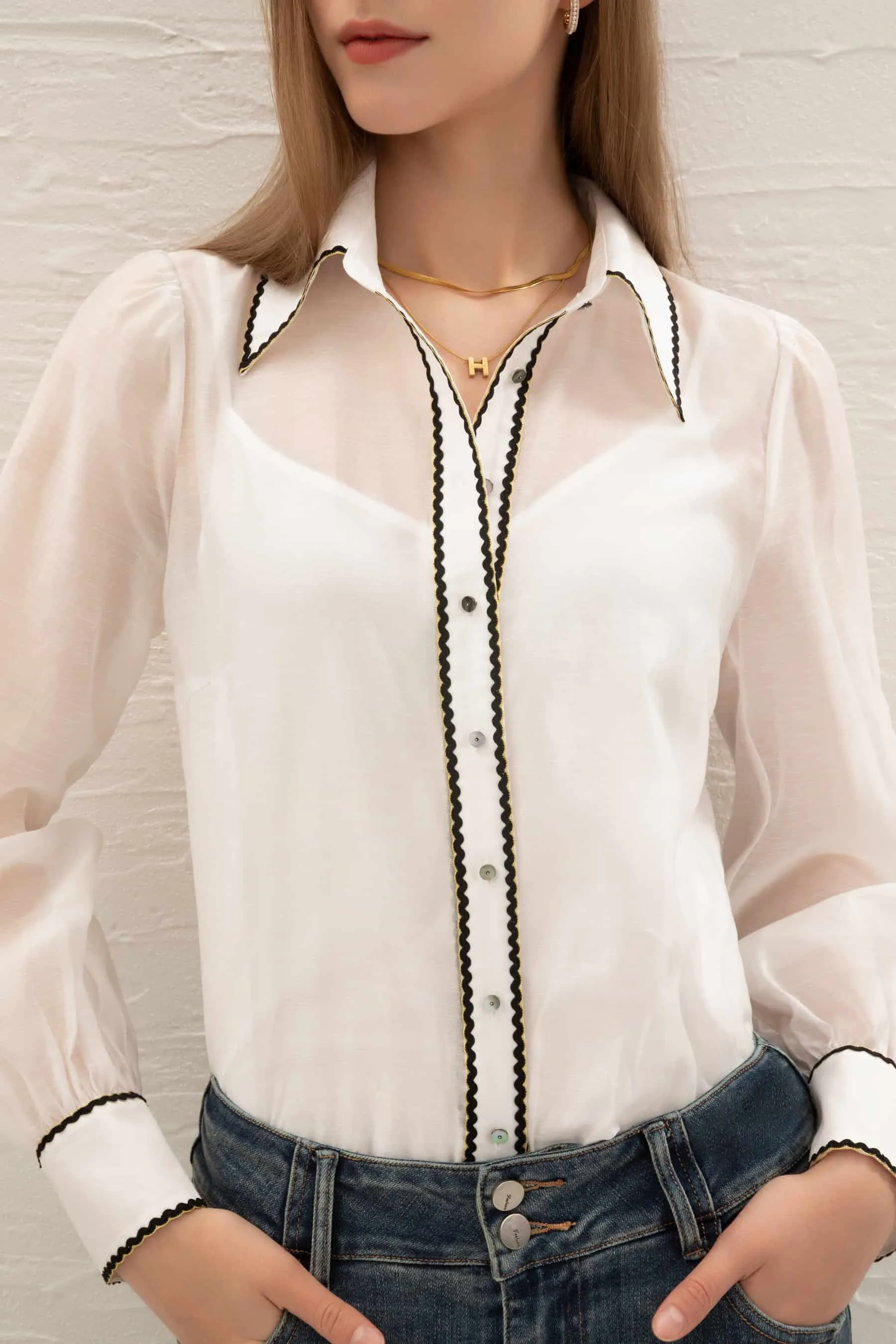 GDS Missika Tencel Blouse | White