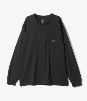 Long Sleeve Crew Neck – Black Heavyeight Jersey