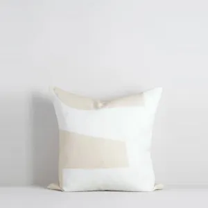 Meelan Beige Cushion (Polyester)