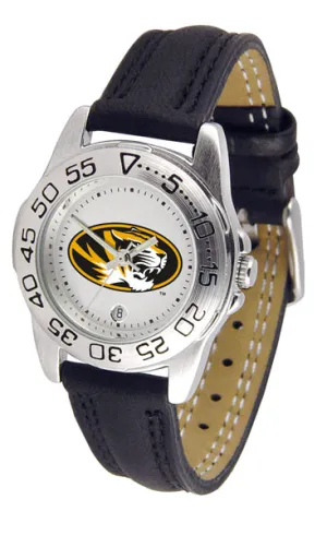 Missouri Tigers Sport Leather Ladies Watch