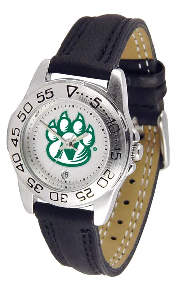 Northwest Missouri State Sport Leather Ladies Watch