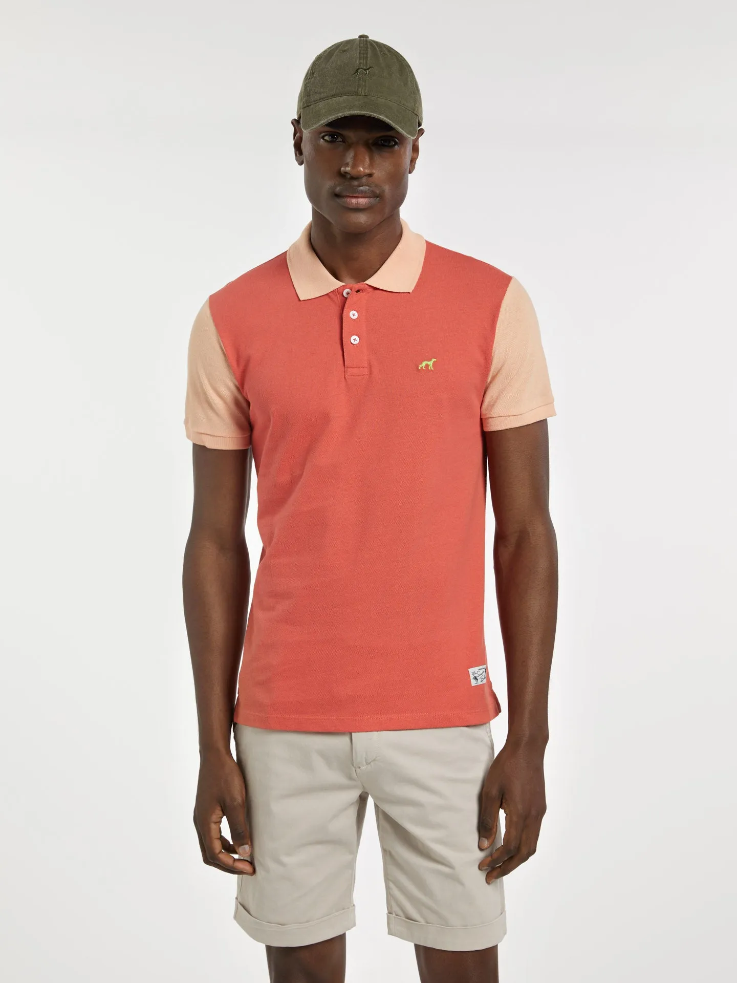 Respekt Polo Piqué Shirt With Colour-Block