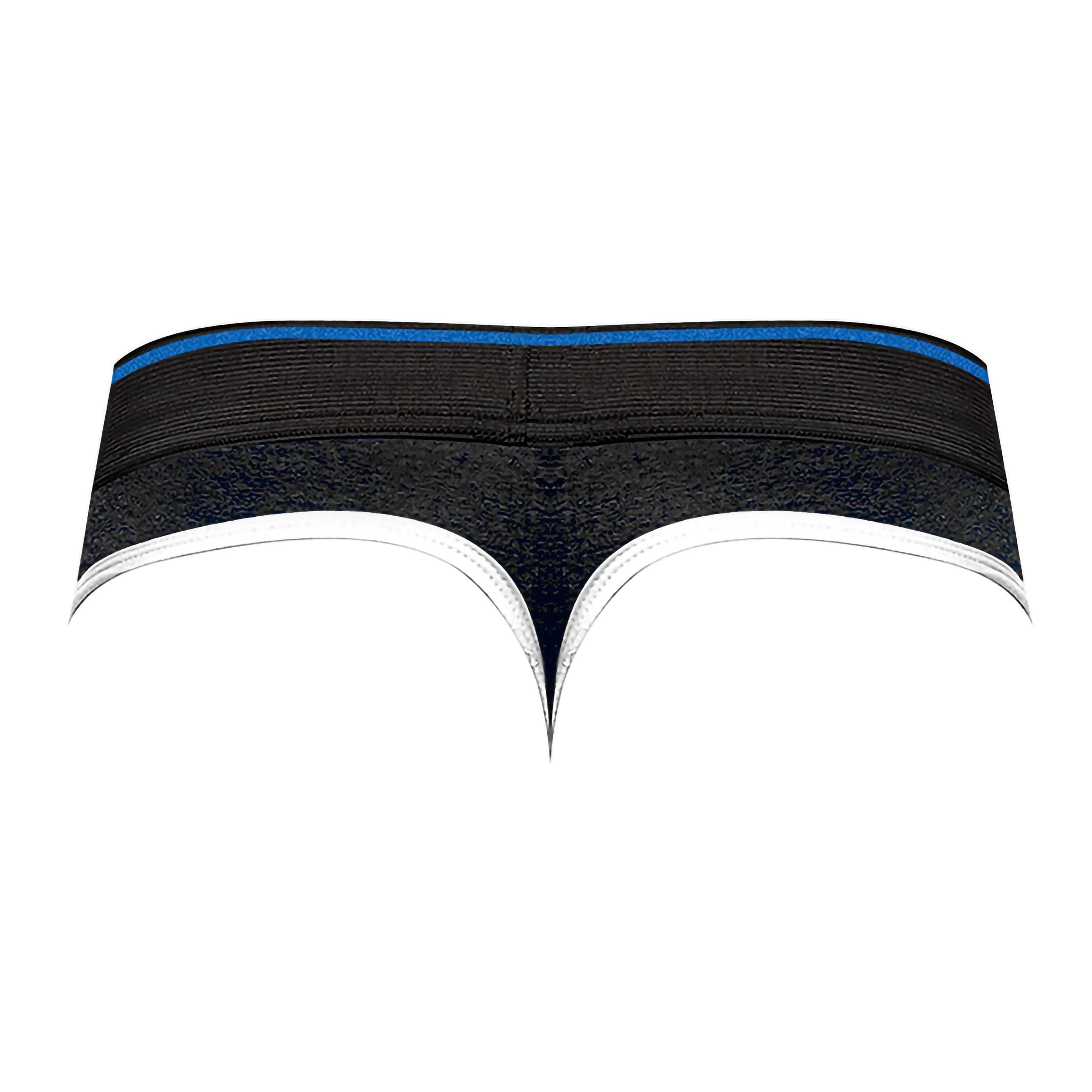 Retro Sport Panel Thong - S/ M - Black/ Blue