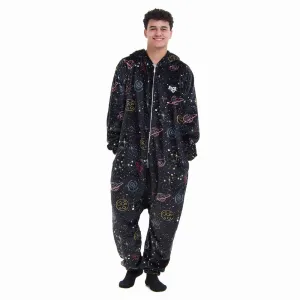 Snuggs Blanket Onesie Black Space