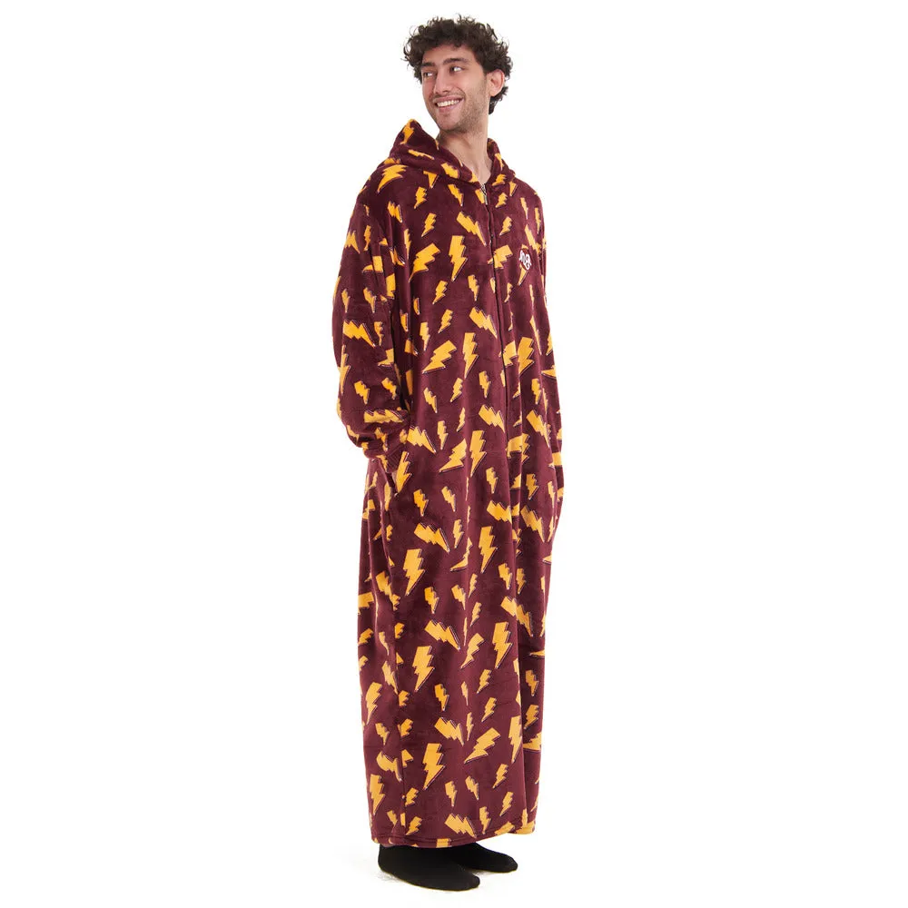 Snuggs Wearable Blanket Monk Dark Red Bolt