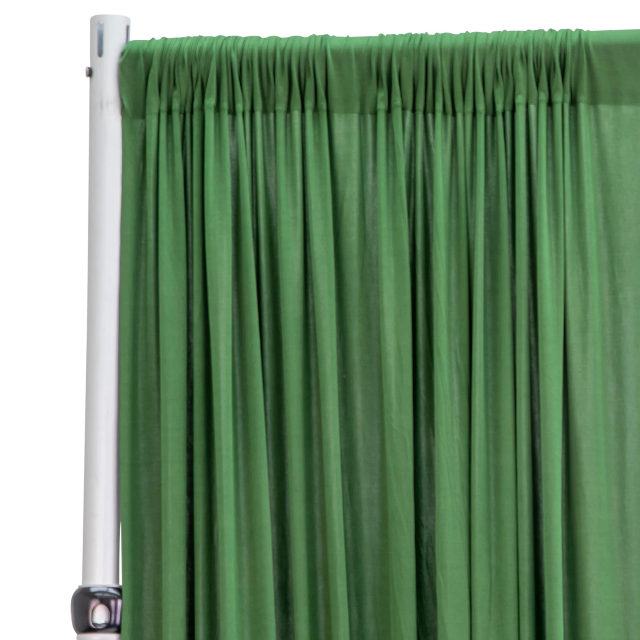 Spandex 4-way Stretch Backdrop Drape Curtain 14ft H x 60" W - Willow Green