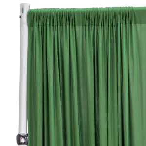 Spandex 4-way Stretch Backdrop Drape Curtain 14ft H x 60" W - Willow Green