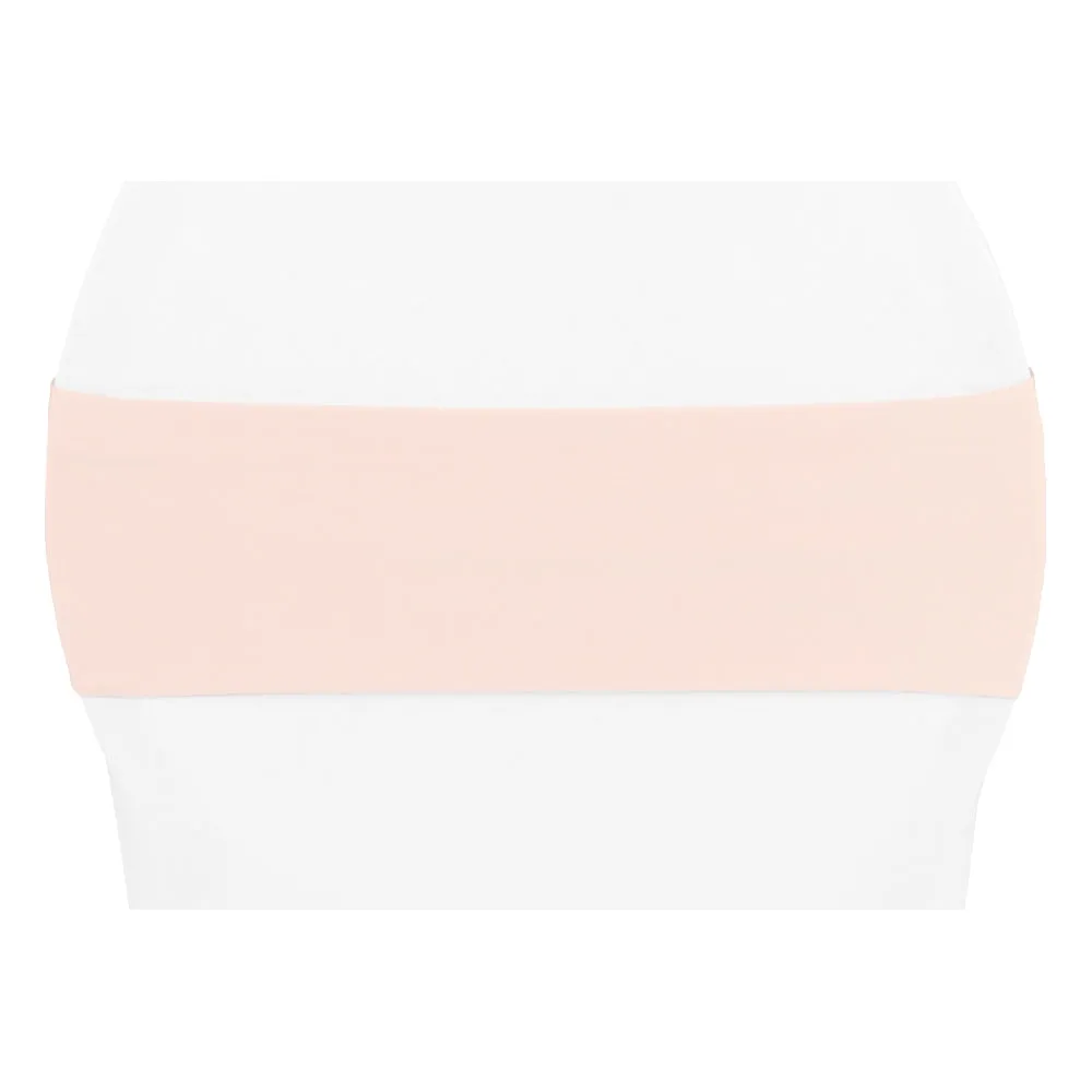 Spandex Chair Band - Blush/Rose Gold