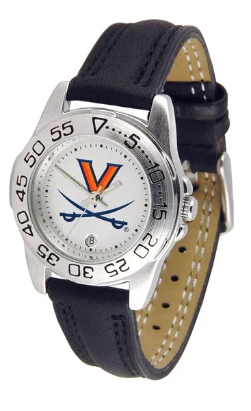 Virginia Cavaliers Sport Leather Ladies Watch