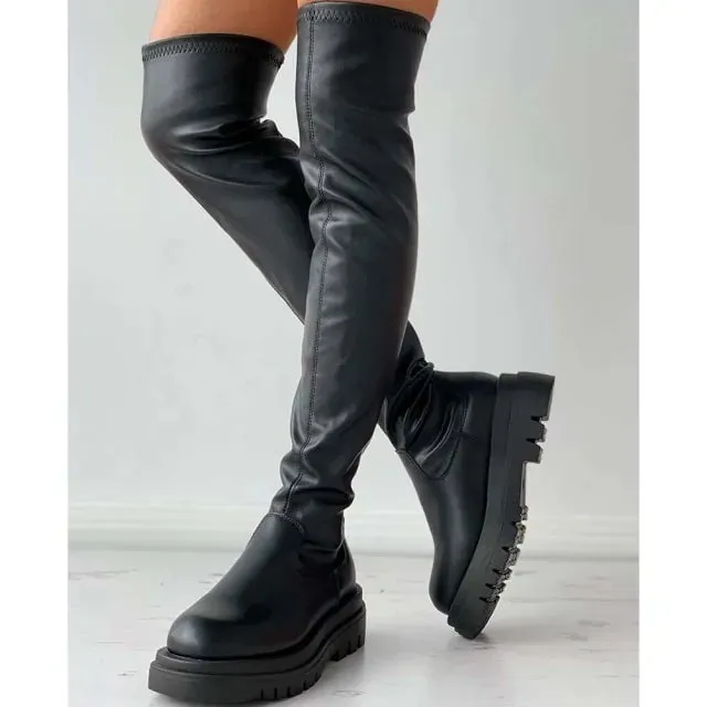 Women's Thigh Platform High Boots